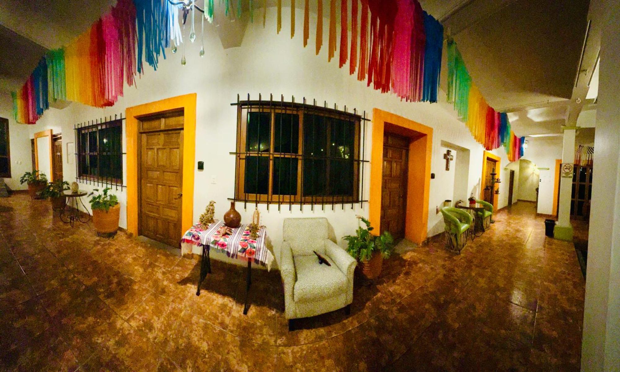 Casa Los Arquitos De Xochimilco Oaxaca Bagian luar foto